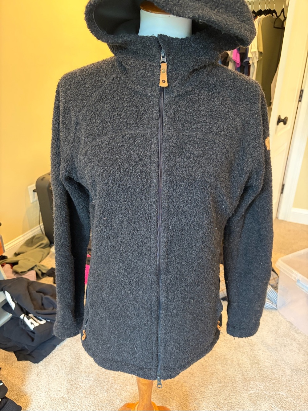 Fjallraven Kaitum Fleece wool blend hooded zip jacket women’s